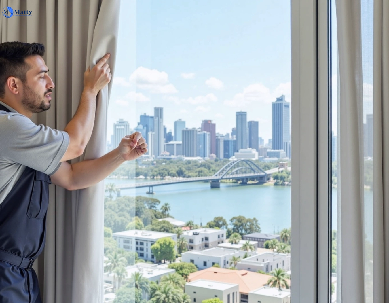Professional curtain steam cleaning service balgowlah-nsw QLD by Matty Curtain Cleaning