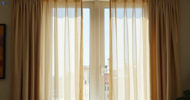 Dull dusty drapes in balgowlah-nsw before professional cleaning
